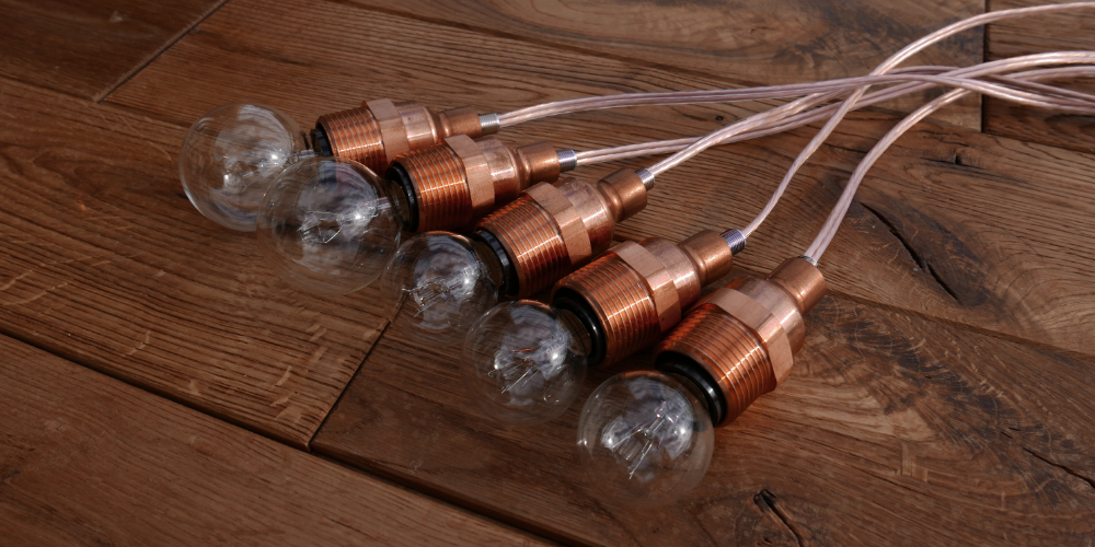 銅配管パーツ電球照明5